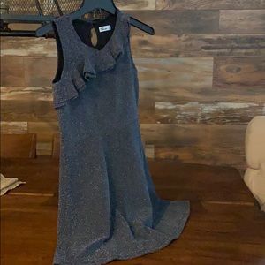 ⚡️⚡️flash sale⚡️⚡️black and silver stretchy dress